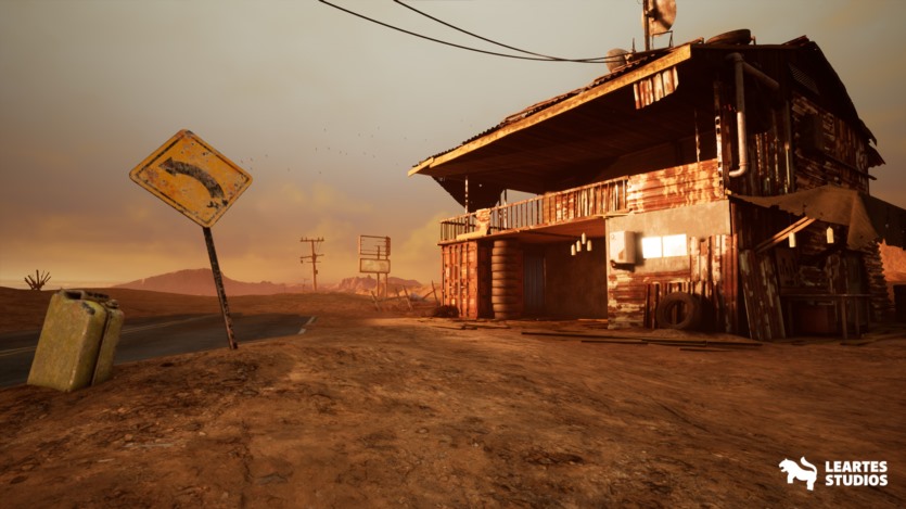 UE后世界末日沙漠环境 + ULAT（废弃沙漠/沙漠） Post Apocalyptic Desert Environment + ULAT ( Abandoned Desert / Desert )