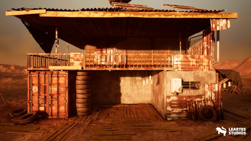 UE后世界末日沙漠环境 + ULAT（废弃沙漠/沙漠） Post Apocalyptic Desert Environment + ULAT ( Abandoned Desert / Desert )