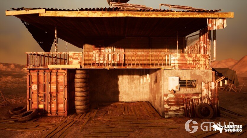 UE后世界末日沙漠环境 + ULAT（废弃沙漠/沙漠） Post Apocalyptic Desert Environment + ULAT ( Abandoned Desert / Desert )