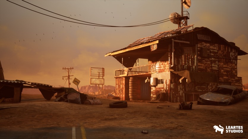 UE后世界末日沙漠环境 + ULAT（废弃沙漠/沙漠） Post Apocalyptic Desert Environment + ULAT ( Abandoned Desert / Desert )