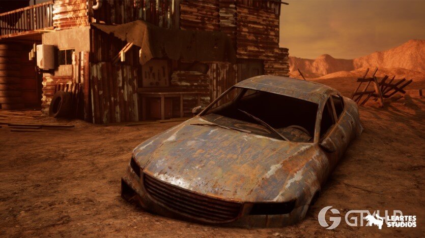 UE后世界末日沙漠环境 + ULAT（废弃沙漠/沙漠） Post Apocalyptic Desert Environment + ULAT ( Abandoned Desert / Desert )