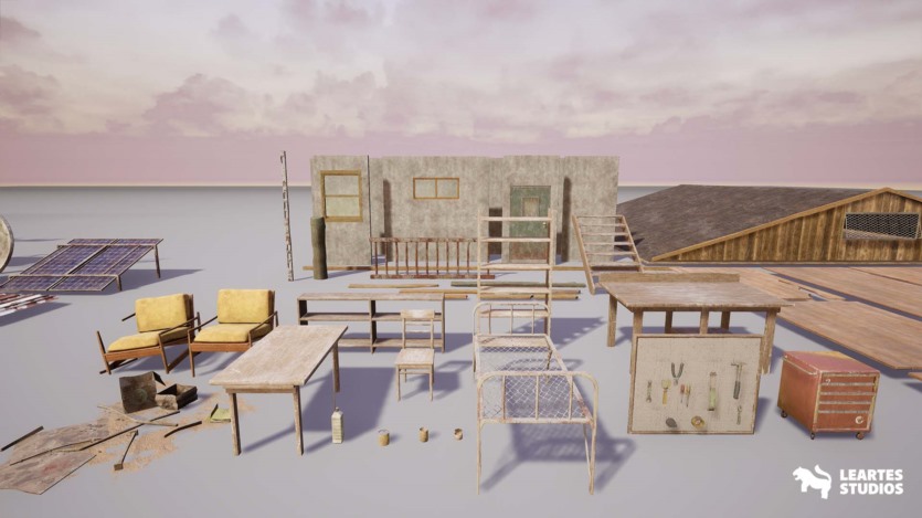 UE后世界末日沙漠环境 + ULAT（废弃沙漠/沙漠） Post Apocalyptic Desert Environment + ULAT ( Abandoned Desert / Desert )