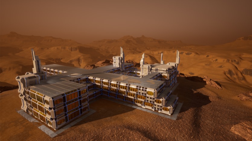 UE科幻猎户座火星生活区 Sci Fi Orion Mars Living Quarters UE5.0