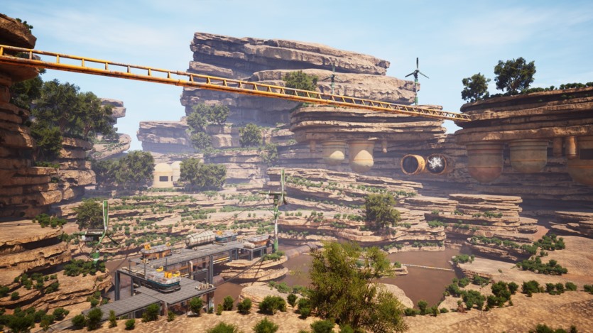 UE虚幻引擎科幻谷小镇资产 Science Fiction Valley Town 5.3