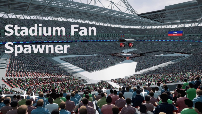 UE体育场/活动粉丝(人群)生成器资产 Stadium Event Fan Spawner V2
