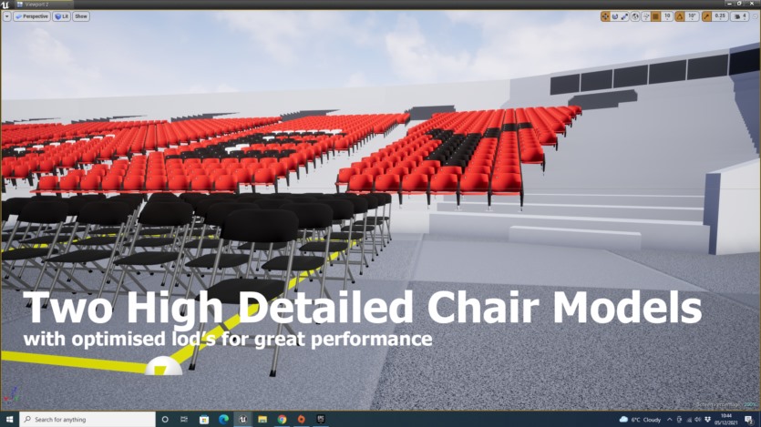 UE体育场/活动粉丝(人群)生成器资产 Stadium Event Fan Spawner V2