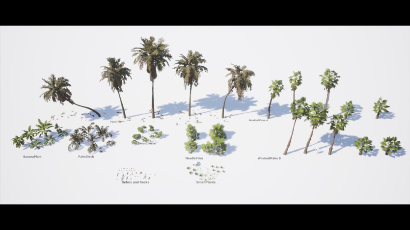 UE热带植物和景观资产 Tropical Foliage and Landscape 5.3
