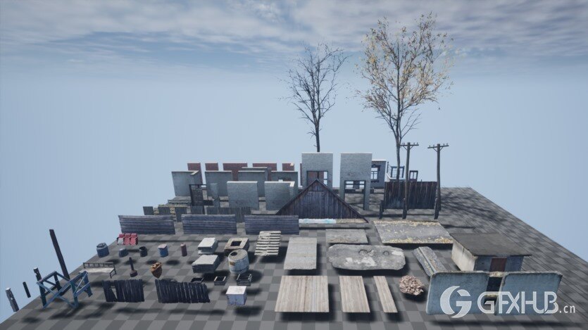 UE虚幻引擎秋季乌克兰村庄环境资产 Ukraine Village 01