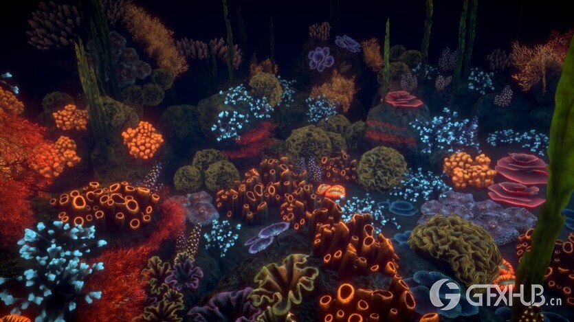 UE虚幻引擎珊瑚模型资产 Unreal Engine Corals (4.23 - 4.27, 5.0 - 5.2)