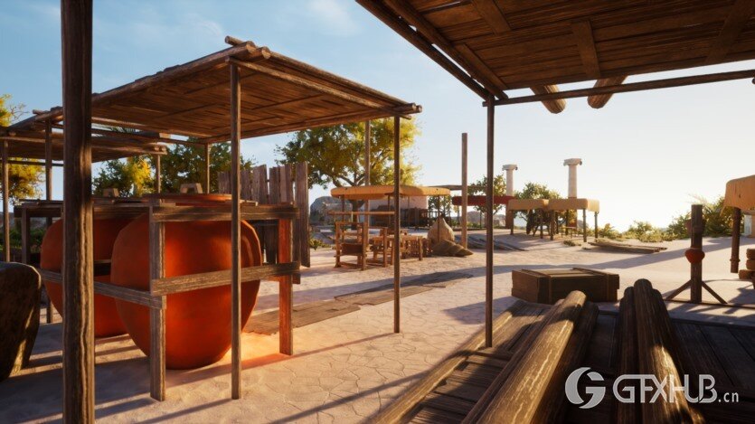 UE寺庙和村庄的希腊岛屿资产 Greek Island 5.3