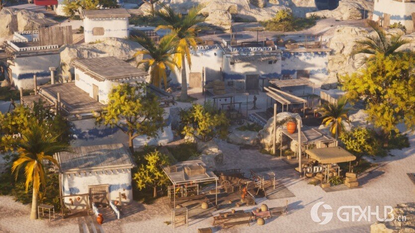 UE寺庙和村庄的希腊岛屿资产 Greek Island 5.3