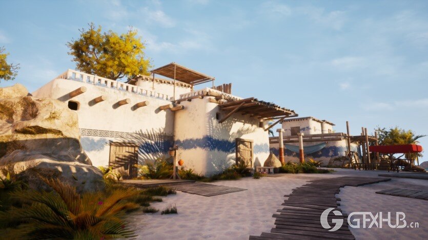 UE寺庙和村庄的希腊岛屿资产 Greek Island 5.3