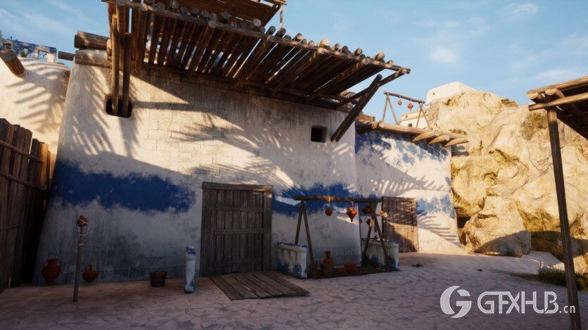 UE寺庙和村庄的希腊岛屿资产 Greek Island 5.3