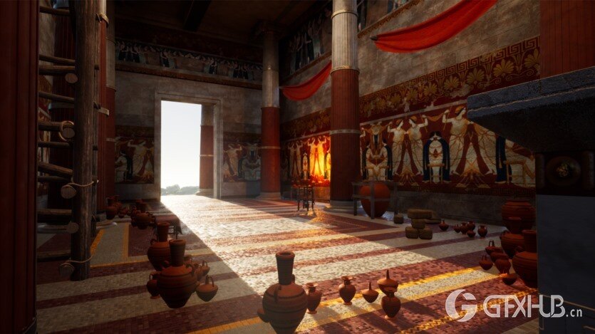 UE寺庙和村庄的希腊岛屿资产 Greek Island 5.3