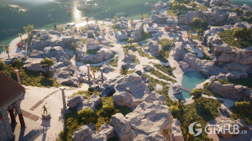 UE寺庙和村庄的希腊岛屿资产 Greek Island 5.3