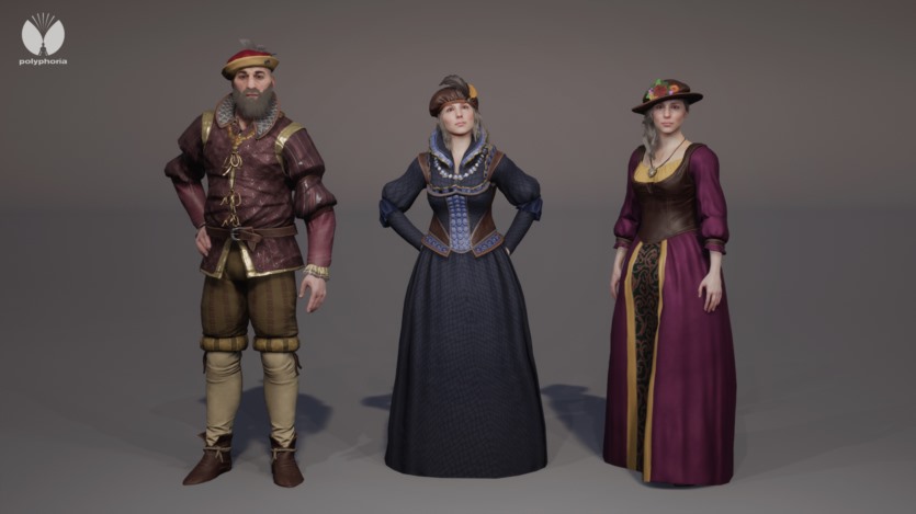 UE模块化中世纪角色 Modular Medieval NPC
