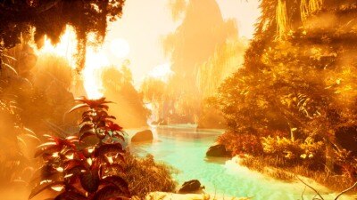 UE5 详细的外星热带岛屿 Tropical Alien World