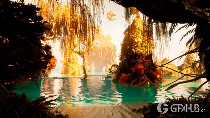 UE5 详细的外星热带岛屿 Tropical Alien World