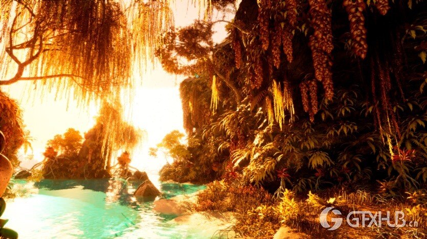 UE5 详细的外星热带岛屿 Tropical Alien World