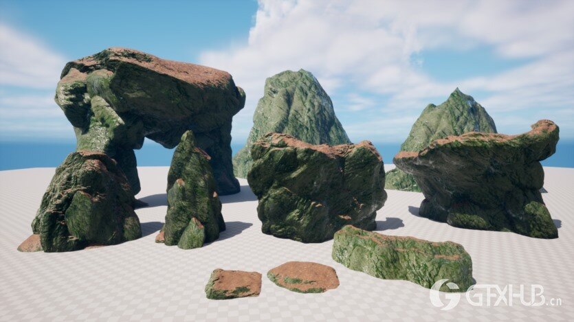 UE5 详细的外星热带岛屿 Tropical Alien World