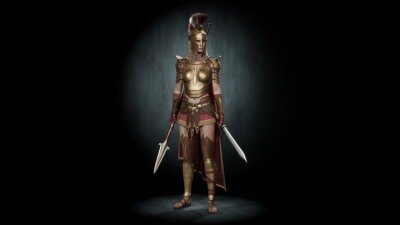 UE虚幻引擎斯巴达女性角色 Woman Base Sparta # 1 4.27