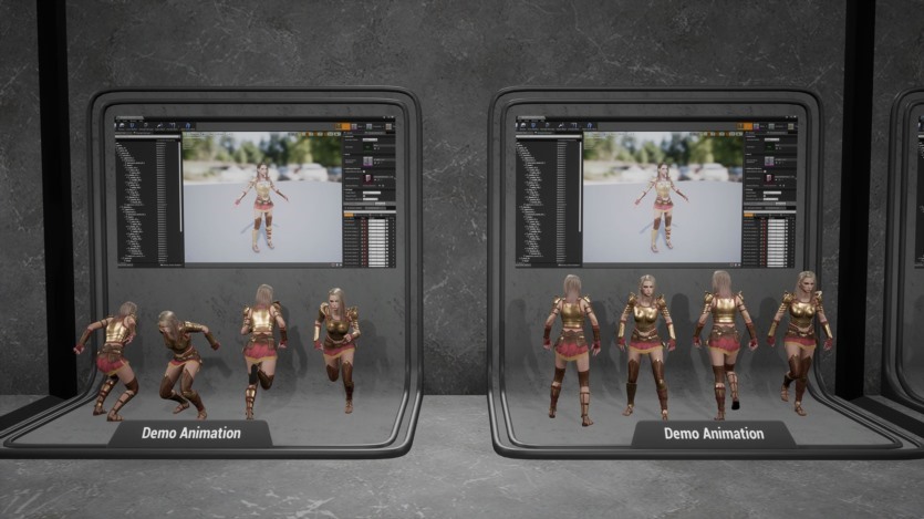 UE虚幻引擎斯巴达女性角色 Woman Base Sparta # 1 4.27