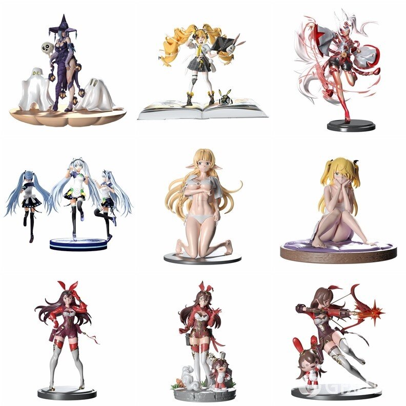 手办3Dmax模型58个合集