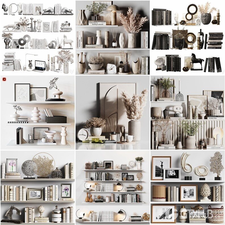 3DSky Pro 沙发椅子灯具装饰3D模型合辑2024年6月第3季 | 440套 | 20.4GB