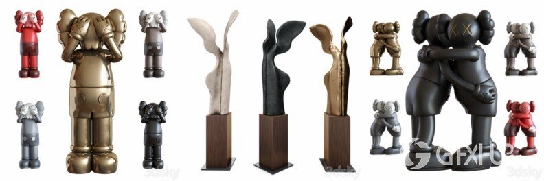 3DSky Pro 沙发椅子灯具装饰3D模型合辑2024年6月第3季 | 440套 | 20.4GB