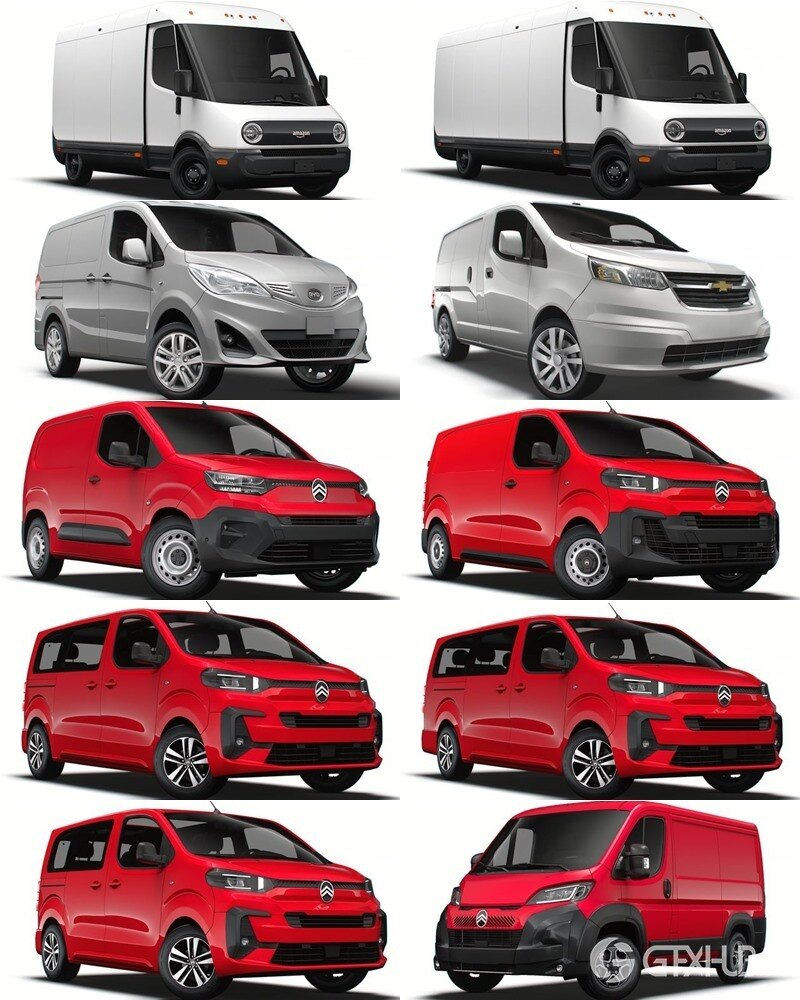 50套雪铁龙菲亚特福特汽车3D模型合集 - 20240624