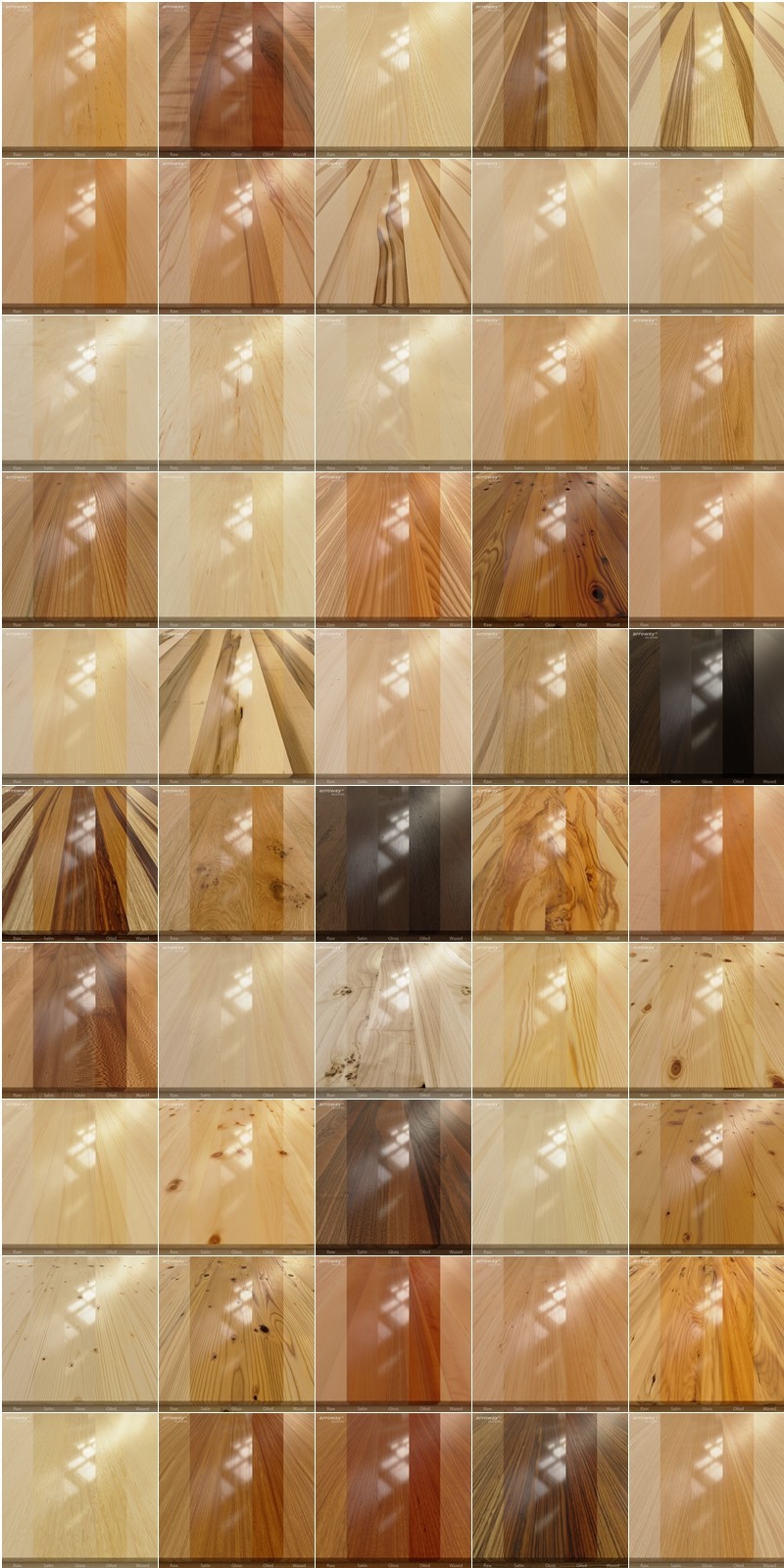 111种高分辨率木材木板贴图 Arroway Veneers Complete Edition Remastered
