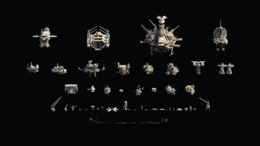 天空之城未来奇幻建筑3D模型 Kitbash3D – City in the Sky