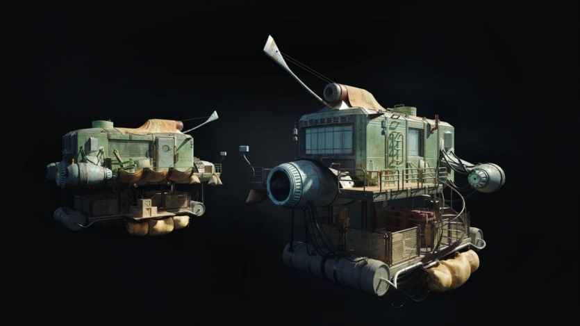 天空之城未来奇幻建筑3D模型 Kitbash3D – City in the Sky