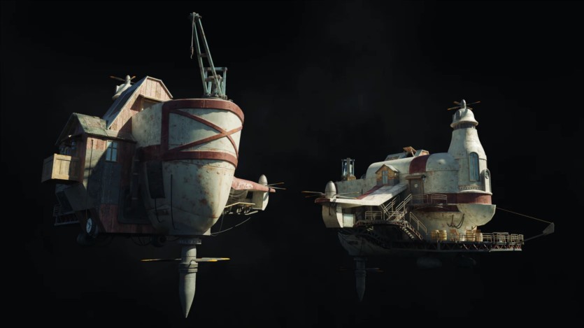 天空之城未来奇幻建筑3D模型 Kitbash3D – City in the Sky