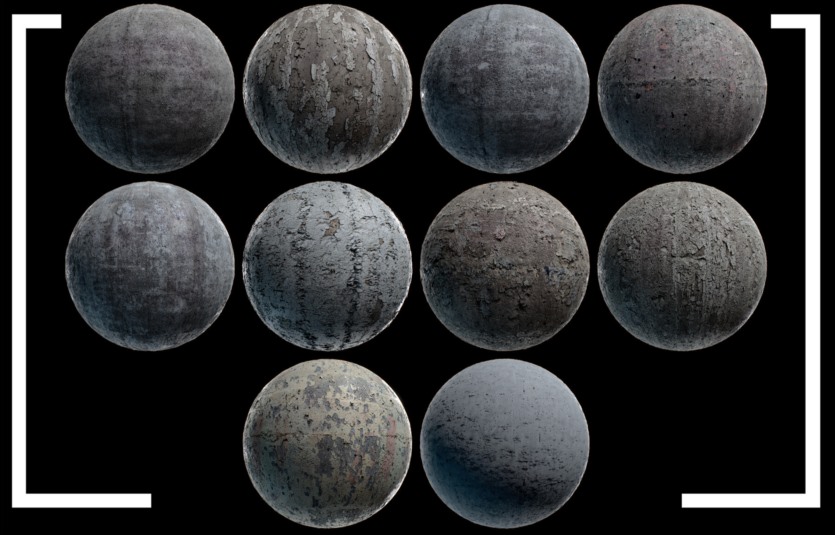 123种高细节扫描无缝环境4K PBR贴图 Environment PBR Materials Mega set vol 01