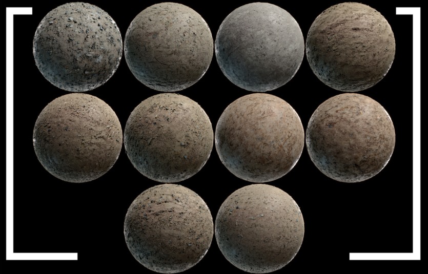 123种高细节扫描无缝环境4K PBR贴图 Environment PBR Materials Mega set vol 01
