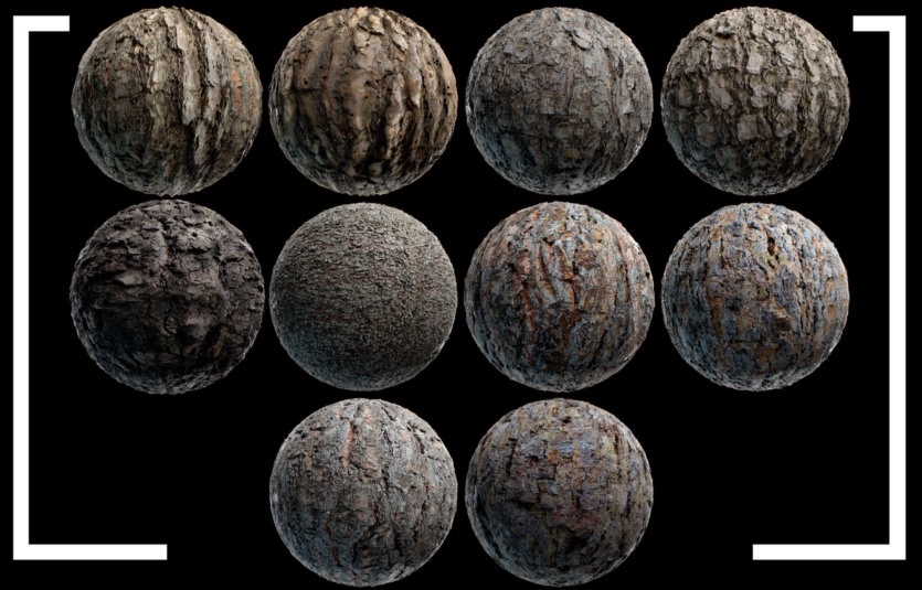 123种高细节扫描无缝环境4K PBR贴图 Environment PBR Materials Mega set vol 01