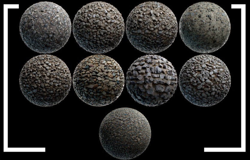 123种高细节扫描无缝环境4K PBR贴图 Environment PBR Materials Mega set vol 01