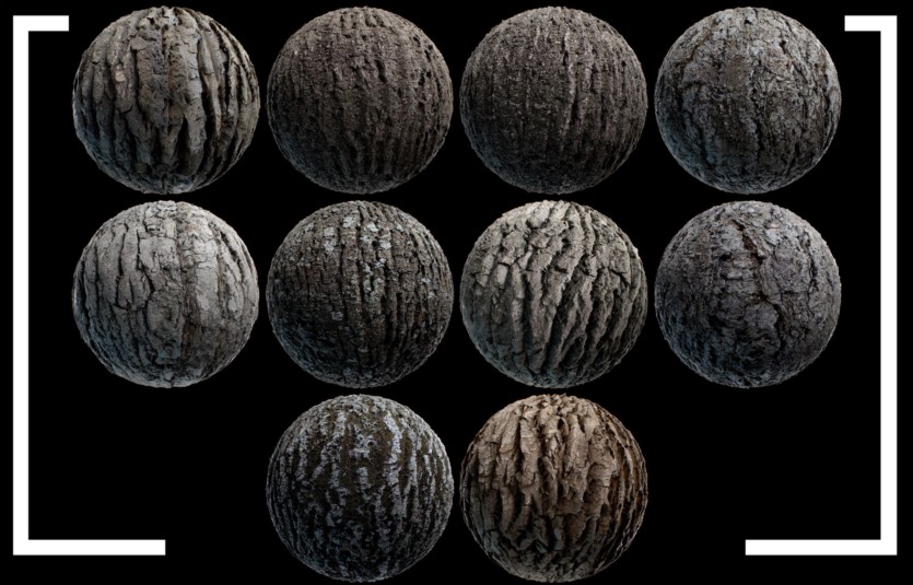123种高细节扫描无缝环境4K PBR贴图 Environment PBR Materials Mega set vol 01