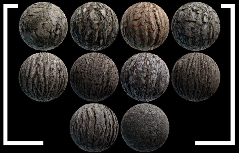 123种高细节扫描无缝环境4K PBR贴图 Environment PBR Materials Mega set vol 01