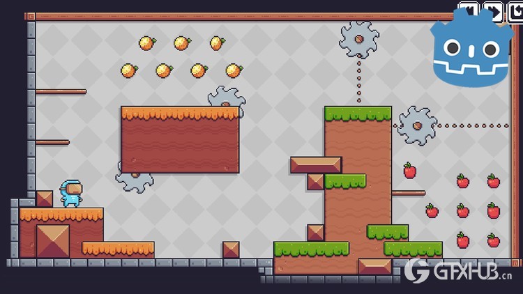 Godot引擎初级2D平台游戏课程 Beginner 2D Platformer Course