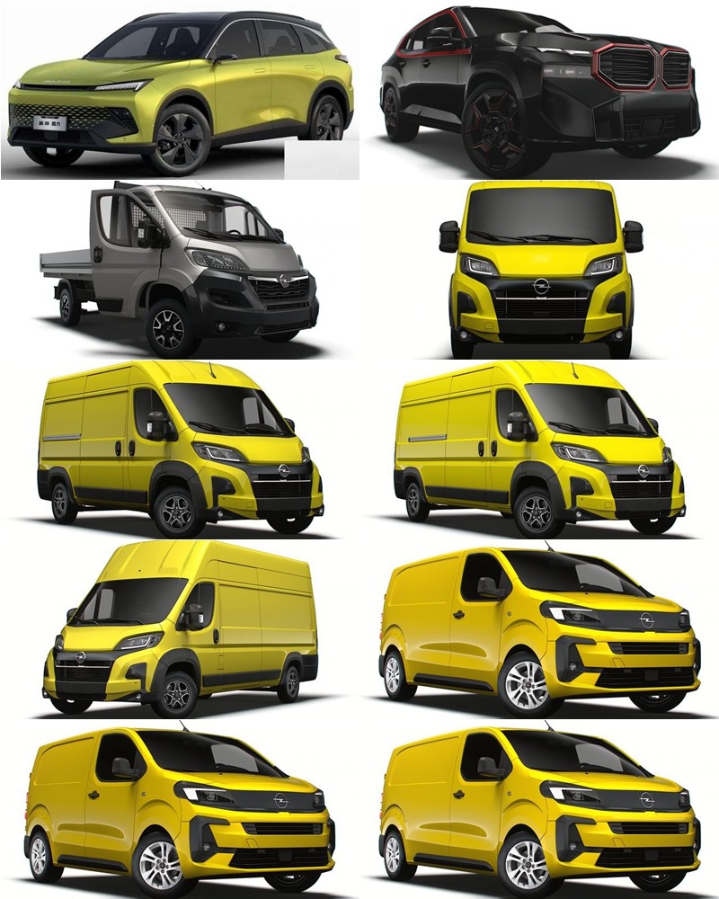 50套标致欧宝汽车3D模型合集 – 20240629