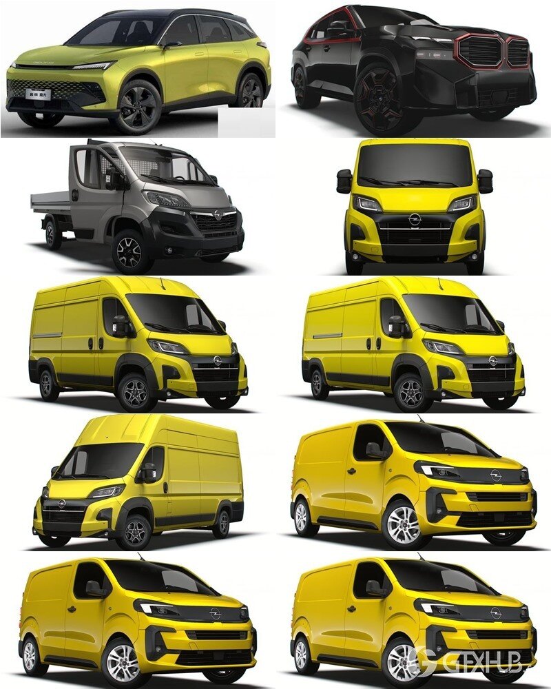 50套标致欧宝汽车3D模型合集 – 20240629