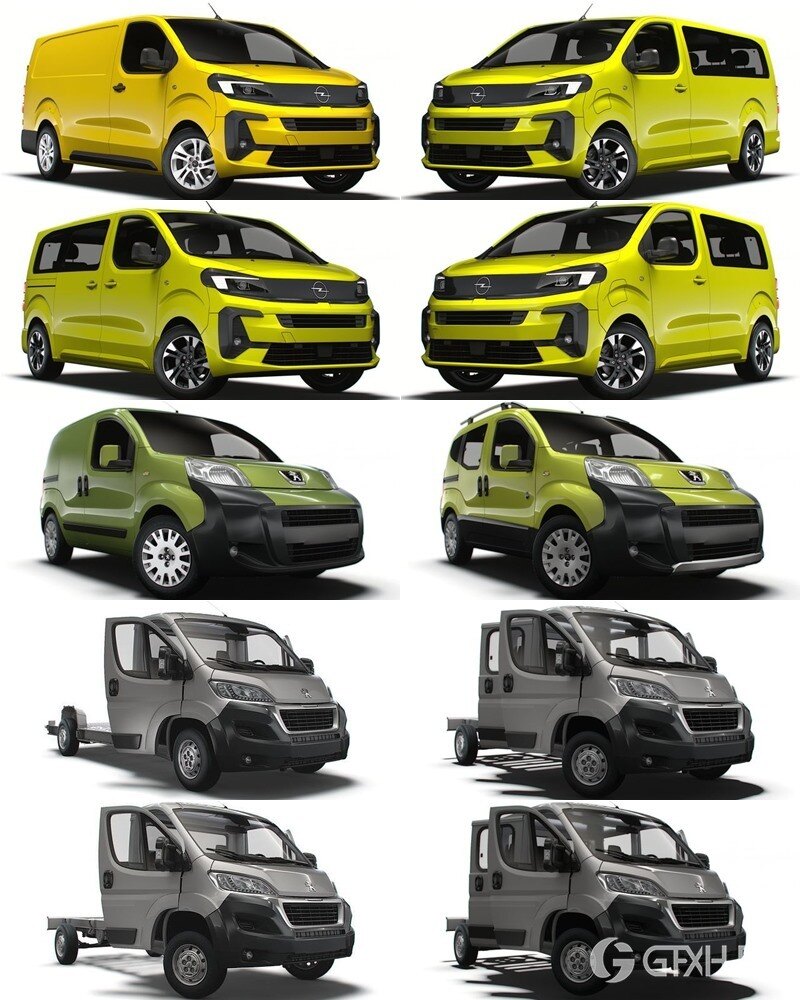 50套标致欧宝汽车3D模型合集 – 20240629