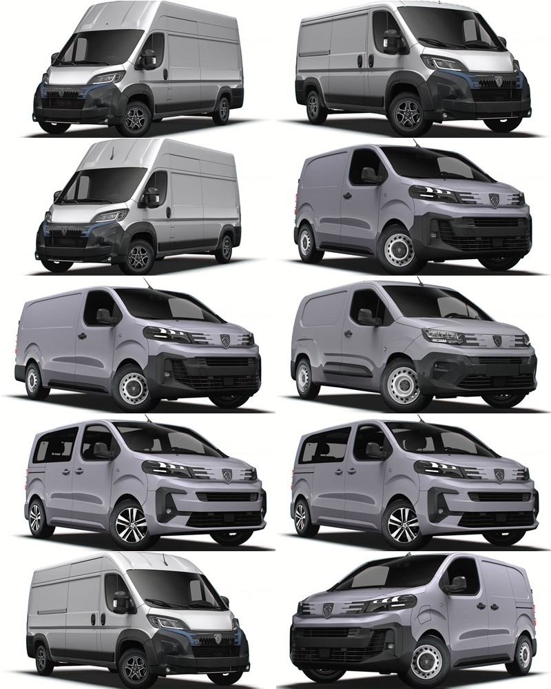 50套标致欧宝汽车3D模型合集 – 20240629