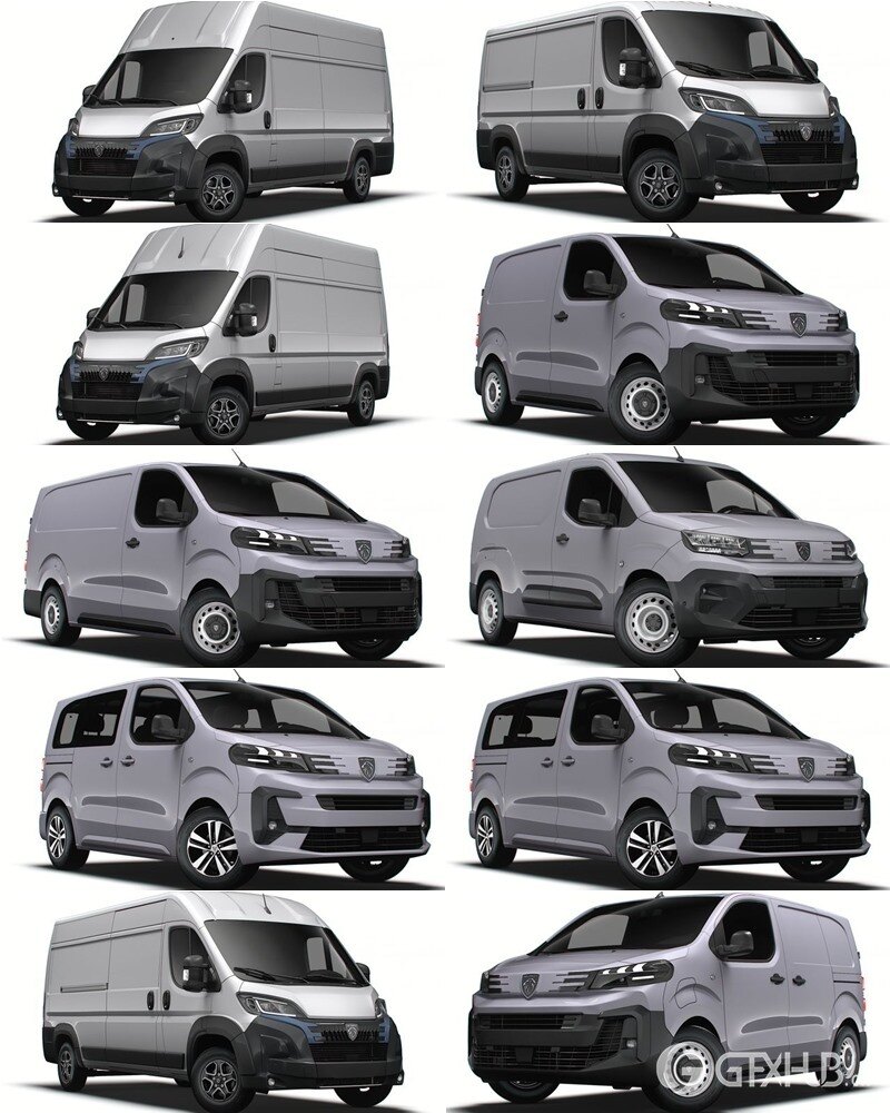 50套标致欧宝汽车3D模型合集 – 20240629