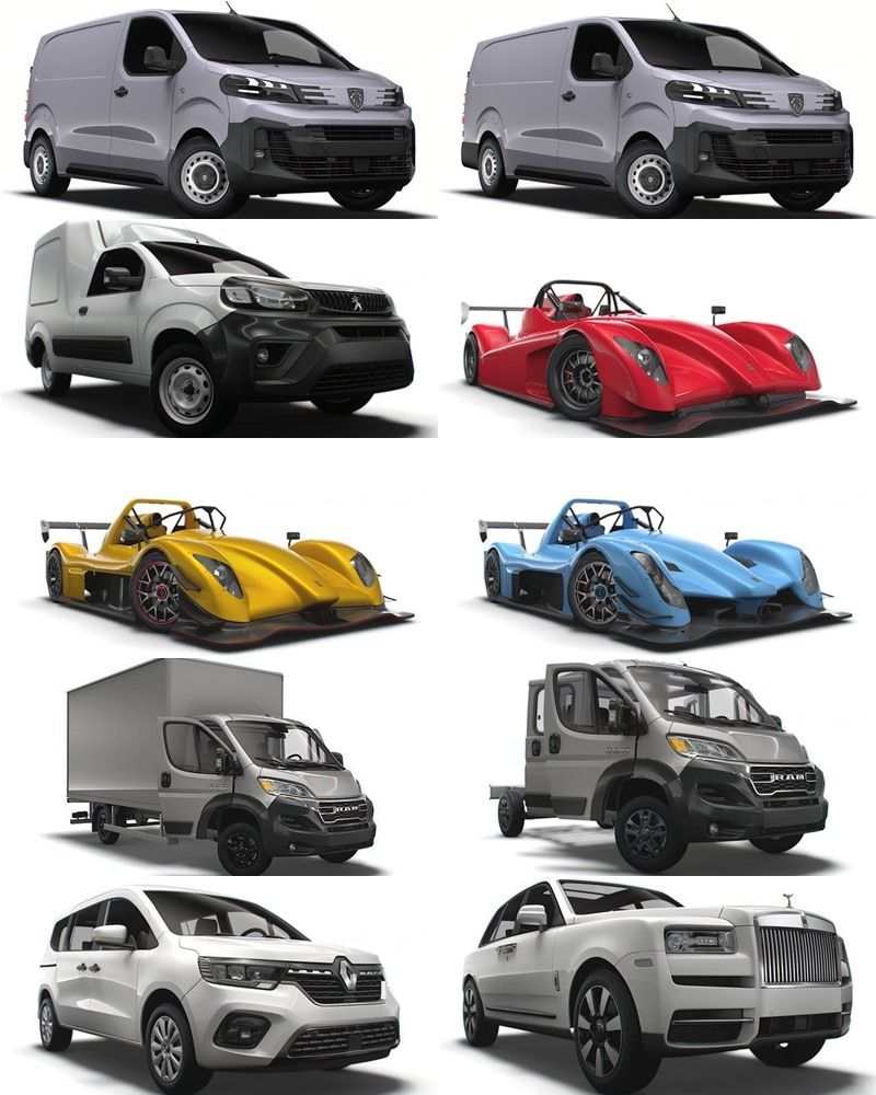 50套标致欧宝汽车3D模型合集 – 20240629
