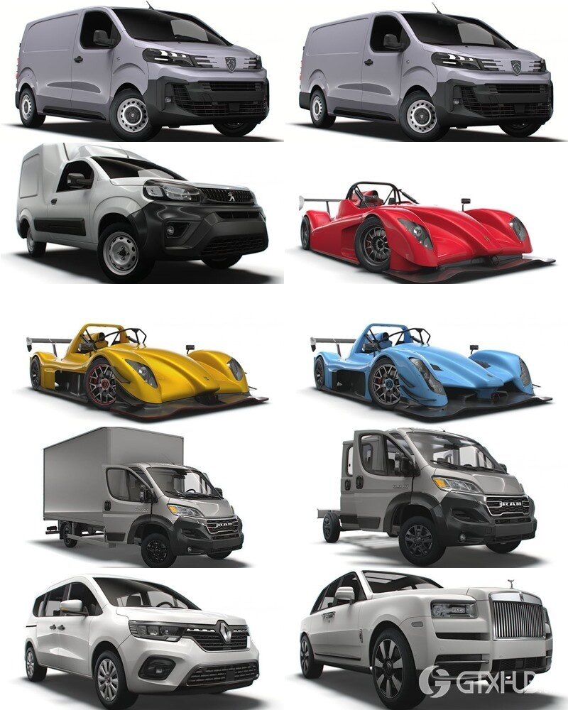 50套标致欧宝汽车3D模型合集 – 20240629