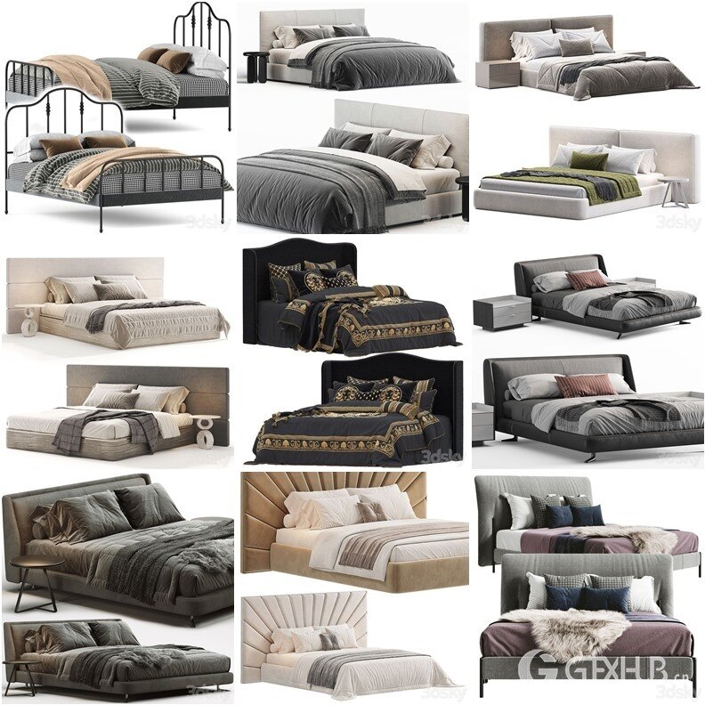 3DSky Pro 沙发椅子灯具装饰数码家电3D模型合辑2024年7月第1季 | 400套 | 19GB