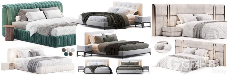 3DSky Pro 沙发椅子灯具装饰数码家电3D模型合辑2024年7月第1季 | 400套 | 19GB